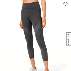 Lululemon Uncovered Strength High-Rise Crop 23 Sz 10